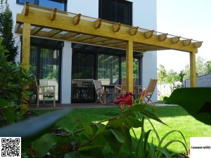 drevená pergola kartágo