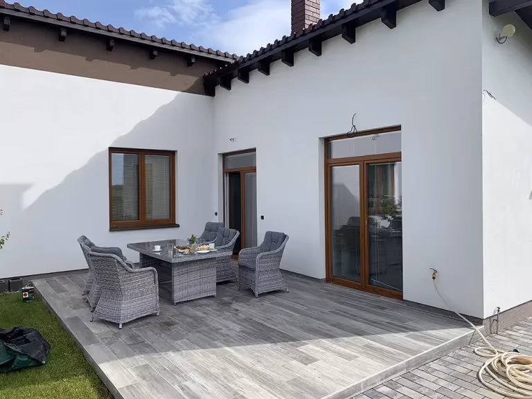 Pergola Miláno pred realizáciou v lokalite Tábor, Slovensko