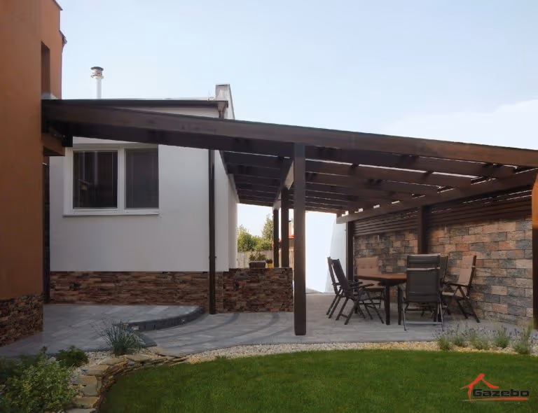 Pergola Paris po realizácii v lokalite Nové Zámky, Slovensko